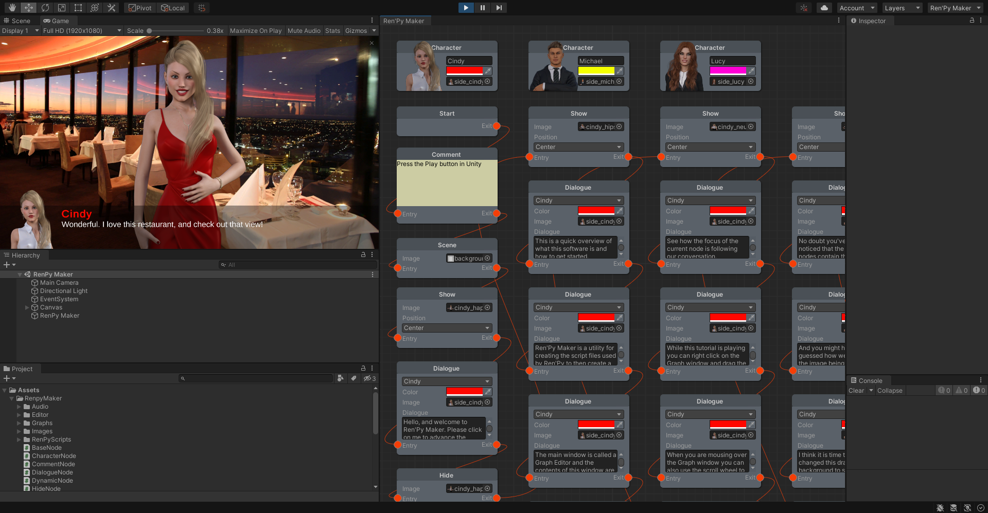 Ren'Py Maker Screenshot